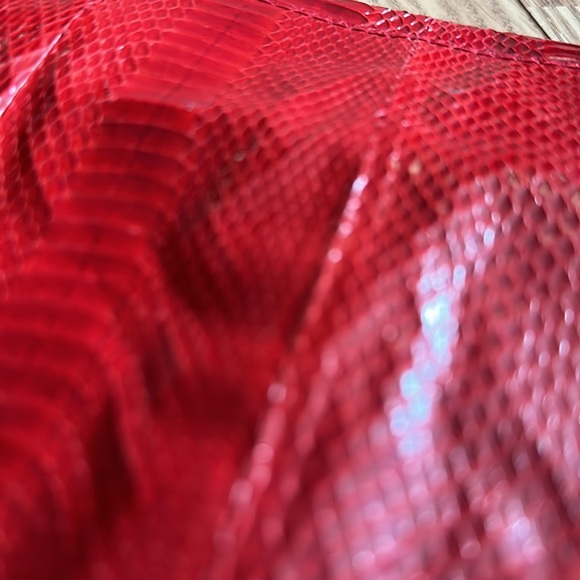 Vintage - J Renee snakeskin envelope style clutch - Picture 5 of 5